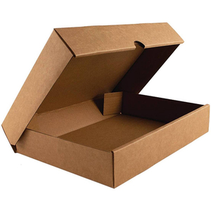 Boîtes d'expédition en carton ondulé brun résistant avec logo personnalisé - Product Image 3
