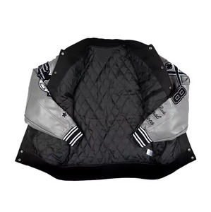 Blouson aviateur universitaire d'hiver personnalisable pour homme avec écusson de baseball brodé Nouvelle veste universitaire personnalisable à motif de lettres - Product Image 3