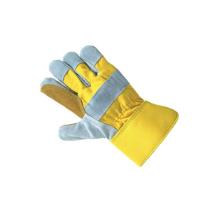 Gants de travail en gros, gants de soudage en cuir de haute qualité, doublure en coton, application TIG, protection contre les éclaboussures de métal fondu - Product Image 3