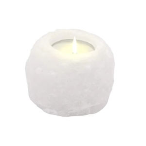 Lampe bougeoir en sel de cristal naturel de l'Himalaya, artisanale, à toucher naturel, pour une ambiance romantique, à prix abordable - Product Image 2