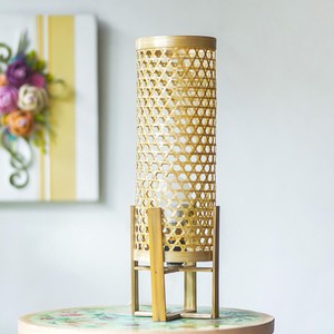 Lampes décoratives pour table de restaurant, vente chaude, abat-jour en bambou naturel, lampe de table. - Product Image 1