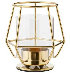 Romantic Gold Metal Heart Shaped <b>Candle</b> Holder Filigree Pattern Wire Tealight Stand for Valentine Wedding Skies Trader Latest - Product Image 6