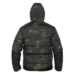 Blouson matelassé personnalisé pour homme à imprimé camouflage, chaud, respirant, écologique, à manches longues, avec capuche, vêtement d'extérieur d'hiver - Product Image 5