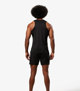 Débardeur d'été noir sans manches pour hommes, style décontracté et fitness, vente en gros - Product Image 2