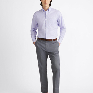 Camisa de Vestir Ligera para Hombre, Personalizada OEM ODM, Mezcla de Poliéster, Casual, Verano, con Botones, Hecha en Pakistán - Product Image 1