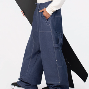 Custom Logo Cargo Baggy Snow <b>Ski</b> Pants Oversized Waterproof Windproof Plus Size Loose Fit High Quality Snowboard Wear For Men - Product Image 1