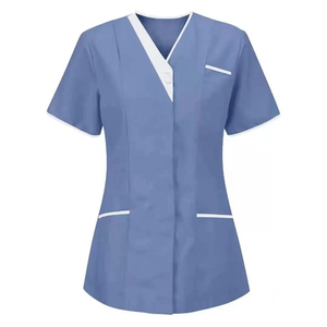 Hauts de blouse unisexes respirants pour usage clinique et hospitalier - Product Image 4