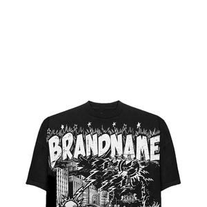 เสื้อยืดคอตตอนพิมพ์ลายกราฟิกทันสมัยสไตล์วินเทจ แขนสั้น ล้างสีแบบแอซิดวอช สำหรับใส่สบายทั้งชายและหญิง - Product Image 6