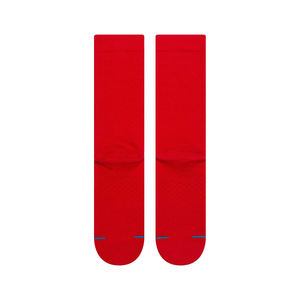Chaussettes de sport en spandex/polyester non tissé de haute qualité, bleu et blanc, rayures jaunes à la cheville, respirantes, séchage rapide, pour hommes, tous sports - Product Image 5