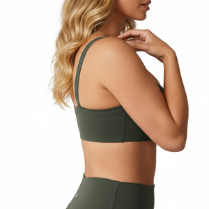 Soutien-gorge de sport sans manches personnalisé avec logo pour la gym et le fitness, vente en gros, fabricant professionnel, taille OEM, pour la vente en ligne - Product Image 2