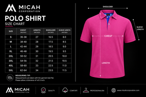Camiseta de Manga Corta para Hombre, Corte Regular, Tejido Transpirable, Color Rosa Vibrante, Algodón Piqué, Marca Micah Corp 2026, con Logotipo Personalizado - Product Image 2
