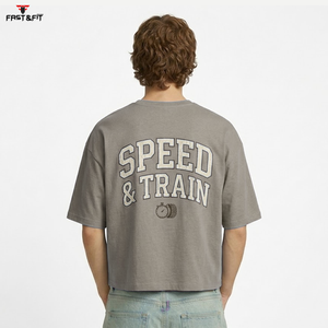Nueva Llegada 2026 Camisetas Deportivas Personalizadas al por Mayor, Camisetas Oversize para Hombre, 100% Algodón, Impresión en Serigrafía de Alta Densidad - Product Image 2