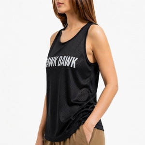 Custom Women <b>Mesh</b> Tank <b>Top</b> Sleeveless Sports Gym Fitness Workout Training Vest Quick Dry Lightweight Design tank <b>Top</b> - Product Image 3