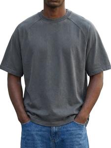 Heavy Tee Custom Printing Plain Blank Oversized Unisex Men's T-shirt Customized <b>High</b> Quality Solid Heavyweight Cotton <b>Tshirt</b> - Product Image 3