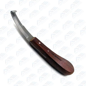 Veterinary Instrument for Cattle and Horses Professional Hoof <b>Cutter</b> and Surgical Tool Deep Brown Double-<b>Edge</b> Regular Hoof Knife - Product Image 5