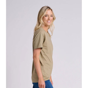 <b>Khaki</b> Short Sleeve O-Neck Unisex <b>T</b>-<b>Shirt</b> Regular Fit 100% Cotton Jersey Fabric Casual Style Blank <b>Men's</b> Tee - Product Image 4