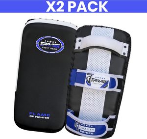 Farabi Custom Logo Fully Customized Muay Thai Kickboxing Target Pads PU Leather Boxing Training MMA Pad Set Breathable - Product Image 2