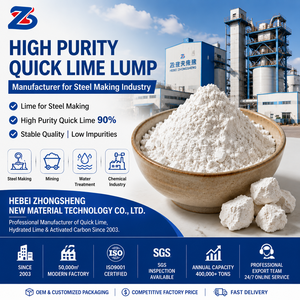 Chaux vive de haute pureté en granulés d'oxyde de calcium pour la fabrication de l'acier, le traitement de l'eau et l'industrie chimique - Product Image 1