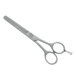 Stainless Steel Professional <b>Barber</b> Thinning Scissors Sharp <b>Blade</b> Right-Handed Medium Handle Hair Thinning Shears for Salon Use - Product Image 1