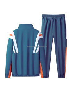 Survêtement de sport à capuche imprimé de logo OEM personnalisé pour hommes et femmes vêtements de sport de fitness d'hiver veste pantalon jogging costume - Product Image 2