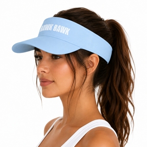 Unisex Sports Visor <b>Hat</b> Premium Breathable Adjustable <b>Flat</b> Brim Outdoor Spring Summer Adult Custom Made Unisex Visor <b>Hat</b> - Product Image 3