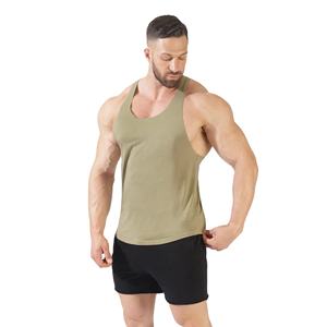 Camiseta sin mangas de algodón de secado rápido personalizada para hombre para entrenamiento de verano transpirable para correr de punto para gimnasio camisetas sin mangas estampadas para niños - Product Image 2