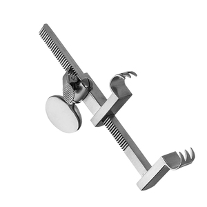 Venta al por mayor: Pinza quirúrgica manual de trinquete con tornillo de mariposa grande, brazos largos, de acero inoxidable de alta calidad para cirugía general - Product Image 4