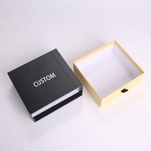 Custom Luxury <b>Pull</b> Box for Ring Rigid Paperboard <b>Drawer</b> Box with Logo Printing Matt Lamination Jewelry Packaging Box - Product Image 3