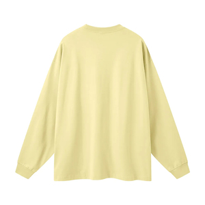 Sweat-shirt à col rond surdimensionné en coton 100% délavé à l'acide pour hommes et femmes, printemps, logo personnalisé, OEM, ODM, vente en gros - Product Image 6