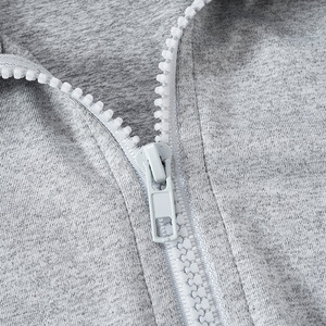 Custom Unisex Plain Zipper Hoodie Trousers Set <b>Tracksuit</b> For Women French Terry Heavyweight Sweatsuit Hoodie And Trousers Set - Product Image 2