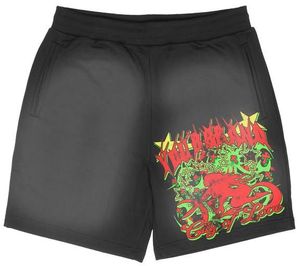 Custom Two Pieces Terry Sun Faded Wash 100% Cotton Applique Embroidery Patch Track Short Set <b>Pullover</b> Hoodies Autumn <b>Men</b> - Product Image 3