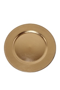 Placa de cargador de plástico de 13 pulgadas para decoración de bodas y fiestas, borde brillante con tema antiguo y Gatsby, MOQ 100 piezas - Product Image 5