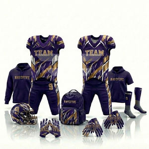 Uniformes de Fútbol Americano Hechos a Medida, Tela de Malla Reforzada, Uniforme de Equipo Personalizado Unisex, Comprar Uniforme de Fútbol Americano - Product Image 3