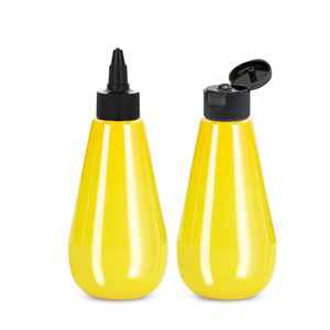 Wholesale Labeling Silk Screen Hot Stamping Custom Printed PET Plastic Frosted <b>Shampoo</b> 300ML Cone Bottle Custom Packaging - Product Image 4