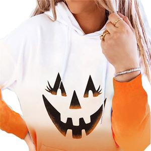 เสื้อฮู้ดแขนยาวโอเวอร์ไซส์ของผู้หญิงเสื้อมีฮู้ดพิมพ์ซับลิเมชันโลโก้ตามสั่งสำหรับฤดูหนาว - Product Image 3