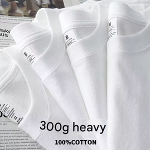 เสื้อยืดทรงปกติรุ่นใหม่สุดฮิต 240GSM ผ้าถักเนื้อหนัก 100% ผ้าฝ้าย  แบบกำหนดเอง 3 มิติ สำหรับเสื้อผ้าสตรีทแวร์แบบเรียบง่าย เป็นมิตรกับสิ่งแวดล้อม - Product Image 6