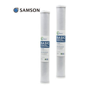 Filtre de réduction des odeurs et du chlore en bloc de carbone de 20 pouces pour point d'entrée, certifié, en stock chez le distributeur - Product Image 1
