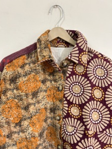 Chaqueta Kantha Hecha a Mano, Estilo Vintage Boho, Chaqueta Hippie - Product Image 6