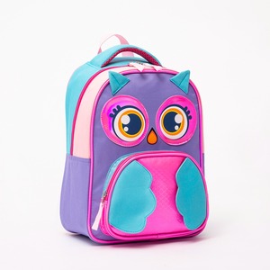 Sac enfant hibou violet stéréoscopique mignon, nouveau design - Product Image 2