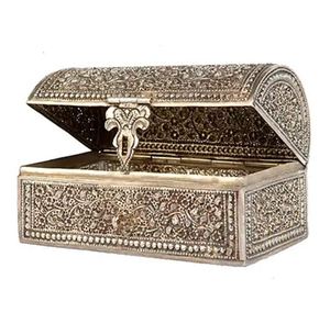 กล่องเก็บของ กล่องสมบัติ กล่องใส่เครื่องประดับ กล่องจัดระเบียบเครื่องประดับโลหะ กล่องเก็บของอเนกประสงค์ กล่องสมบัติใส่เครื่องประดับ - Product Image 4