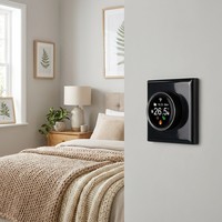Termostato Inteligente con Pantalla Táctil WiFi y Aplicación Tuya para Calefacción por Suelo Radiante Eléctrico, Uso en Hoteles, Diseño Flexible