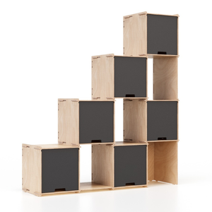 Mensola Modulare in Legno Personalizzabile Made in Italy per Libri, Cucina e Soggiorno - Product Image 1