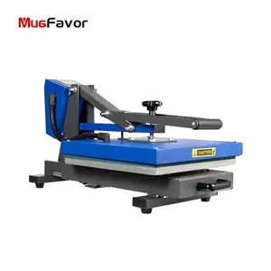 Sublimation Heat Transfer Machine 12* 16 inch flatbed clamshell auto Heat Press Machine Hot sale t-shirt transfer machine