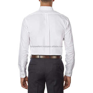 Mens Factory Wholesale High Quality Long Sleeve Shirts Non-iron Wrinkle Free Solid Office Men Button Down Dress Shirts - Product Image 5