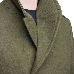 Manteau Trench Homme Écologique Respirant Doublure Douce Longue Double Boutonnage Ceinture Bordure Fourrure Chaud Décontracté Affaires - Product Image 5