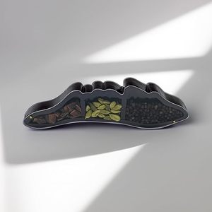 Kerala Map Design Wooden <b>Spice</b> <b>Box</b> with Boat Artwork Handcrafted Indian Kitchen Organizer Gift - Product Image 3
