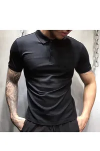 เสื้อโปโลดีไซน์ใหม่สำหรับฤดูร้อน รับสกรีนโลโก้ เสื้อผ้าผู้ชาย แขนสั้น เสื้อยืดโปโลลำลอง ไซส์ใหญ่ เสื้อโปโลชาย - Product Image 6