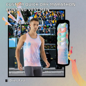 Camiseta Deportiva Vintage de Secado Rápido, Ligera, Transpirable, Tejida, 100% Algodón, con Estampado Digital, Sin Mangas, Unisex - Product Image 3