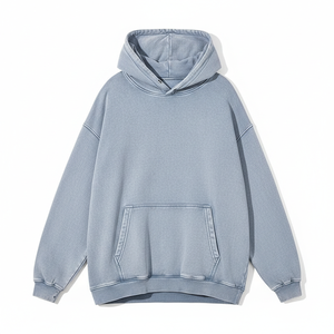 Sweat-shirt à capuche tendance en molleton de coton avec coupe streetwear moderne - Product Image 3