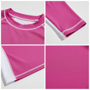 Maillot de bain anti-UV UPF 50+ sur mesure pour femme, manches longues, protection solaire, chemise de surf de plage avec compression sublimée pour MMA - Product Image 5